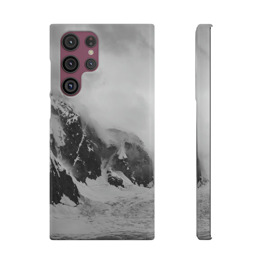 The Mist Descends in Black and White - Phone Case