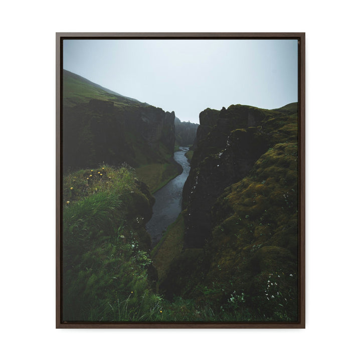 A View of the River - Canvas with Frame