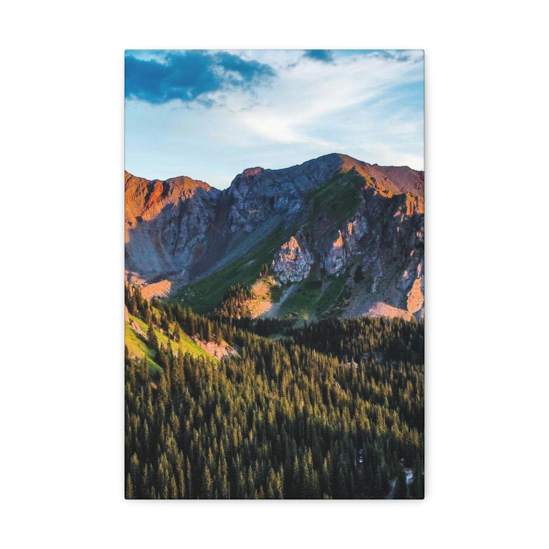 Fading Mountain Light - Canvas