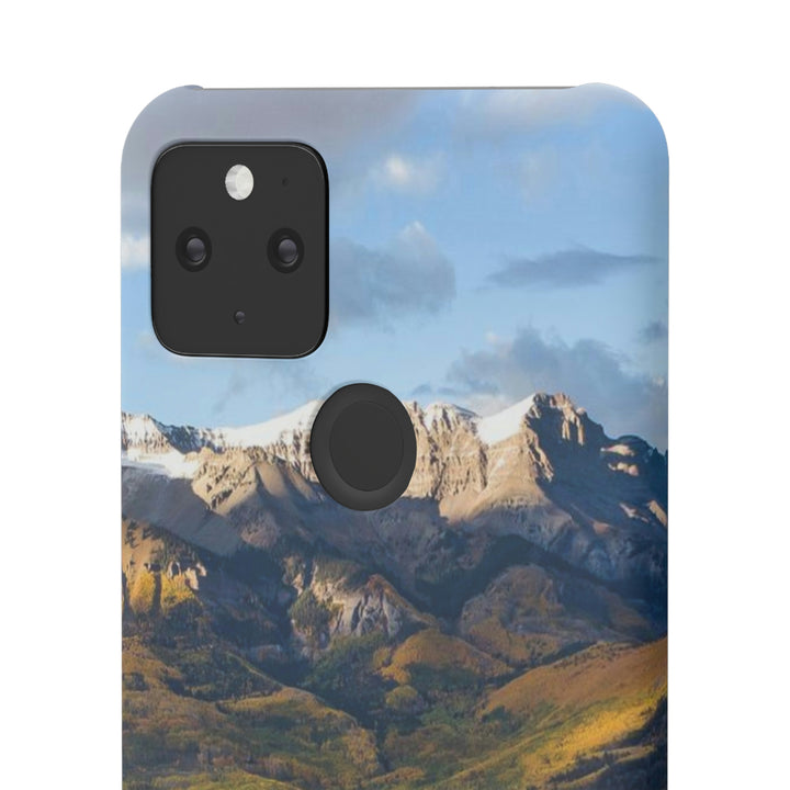 Glowing Mountainside - Phone Case