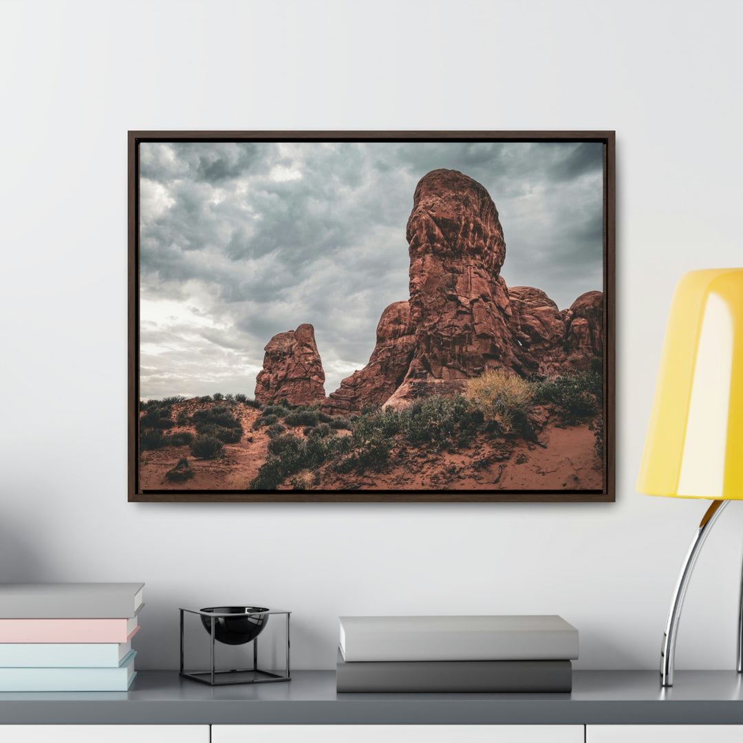 Dramatic Rocks - Canvas with Frame