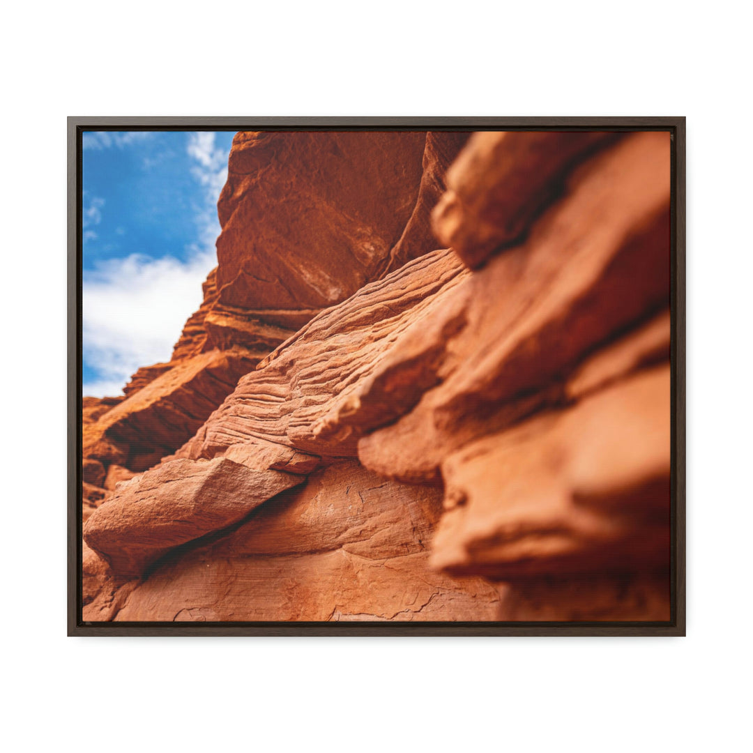 Layers of Rock - Canvas with Frame