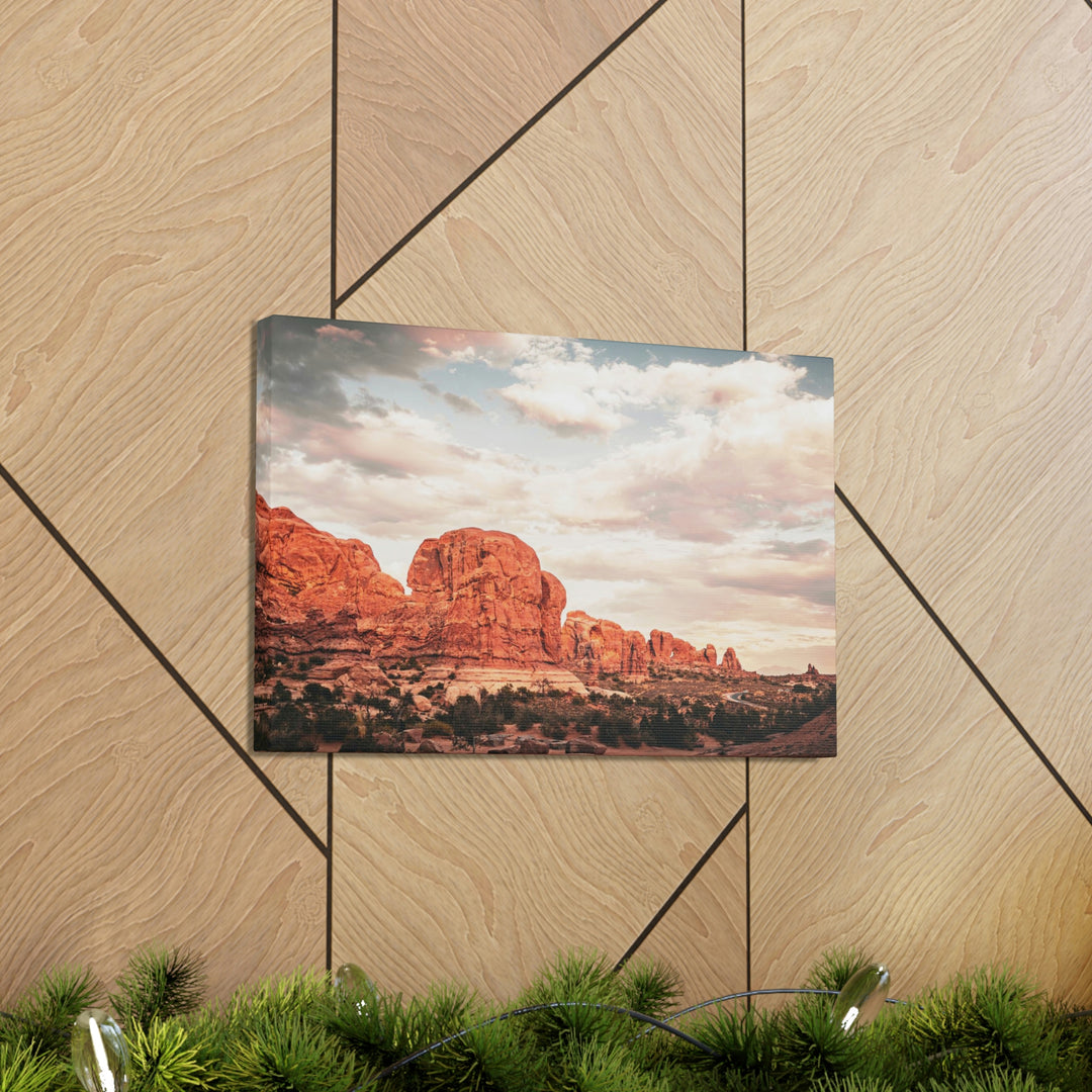 A Desert Sunset - Canvas