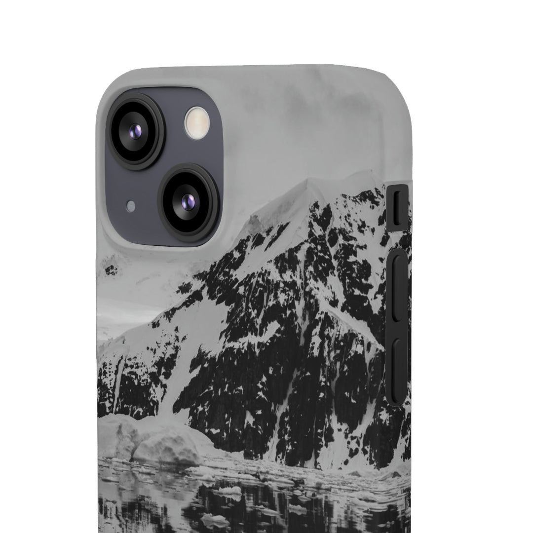 Reflected Calm in Black and White - Phone Case