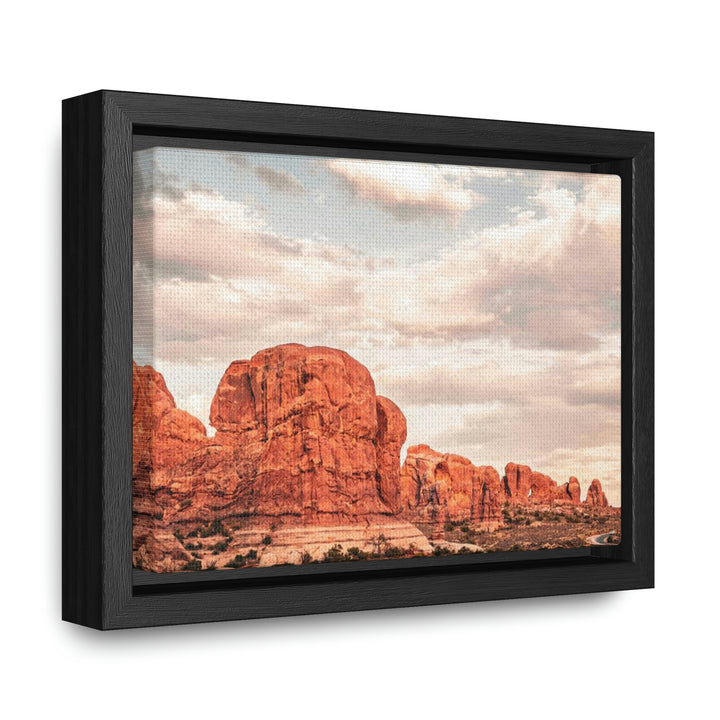 A Desert Sunset - Canvas with Frame