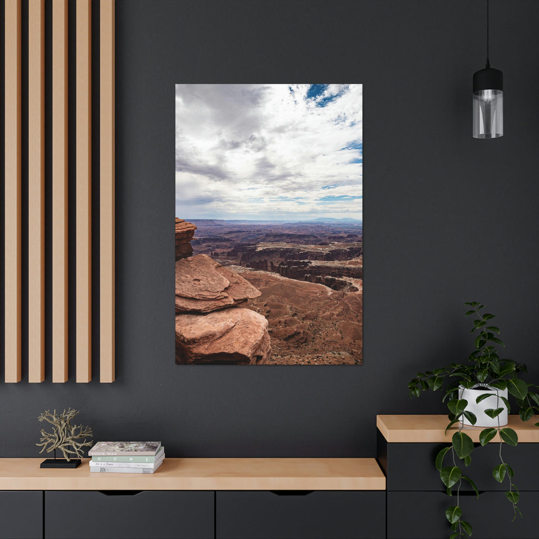 The Canyon Below - Canvas