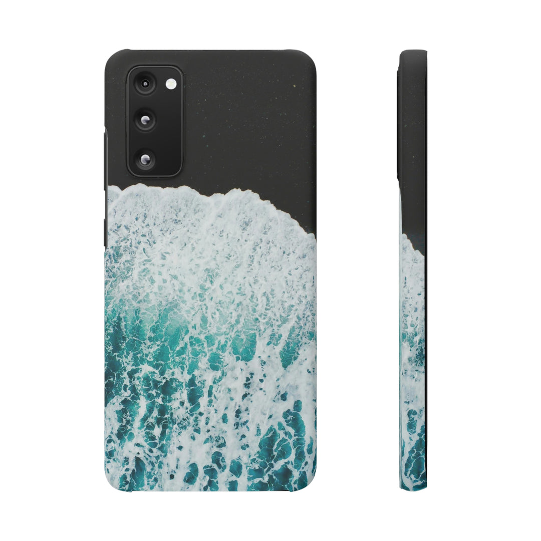 A Wave on Volcanic Sand - Phone Case