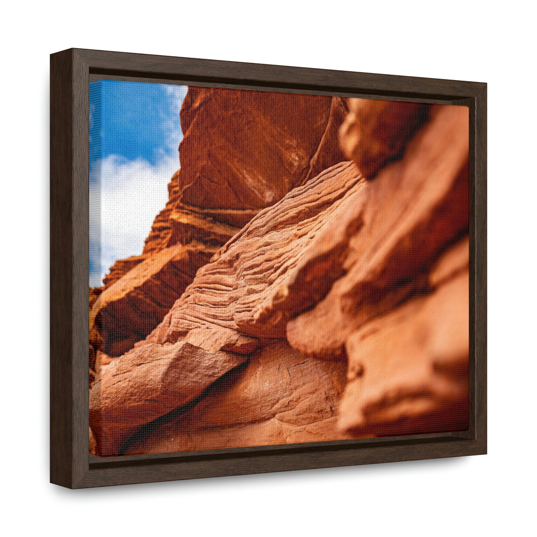 Layers of Rock - Canvas with Frame