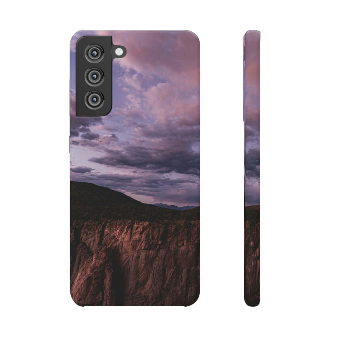 Painted Wall at Sunset Part 3 - Phone Case