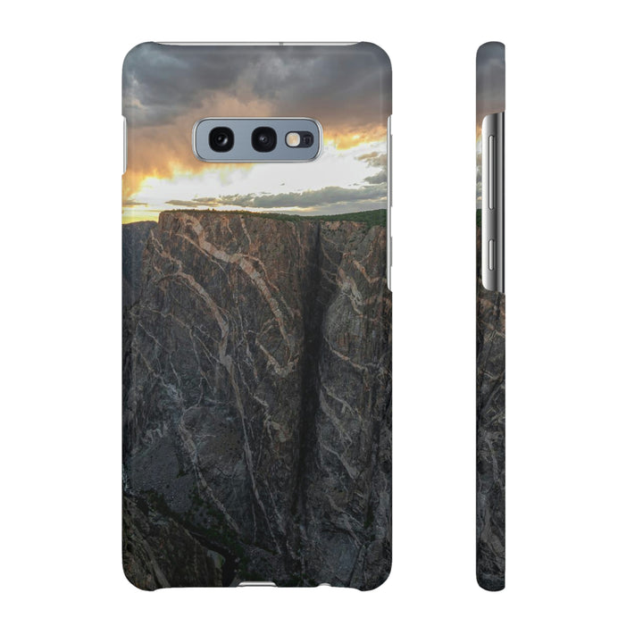 Painted Wall at Sunset Part 1 - Phone Case