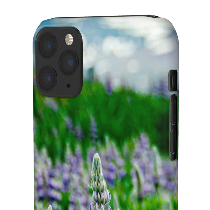 Glowing Lupin with Mountains - Phone Case