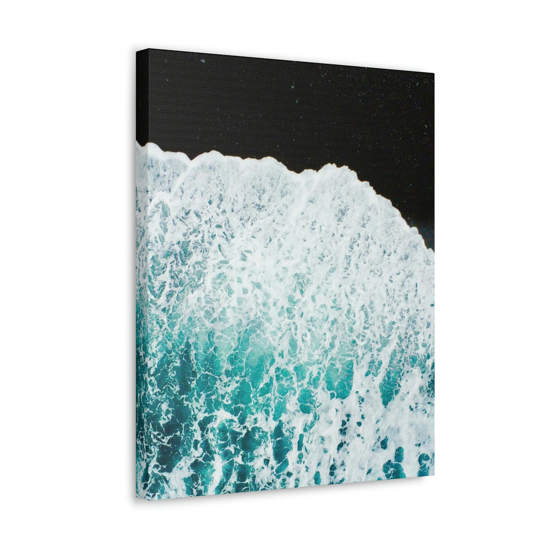 A Wave on Volcanic Sand - Canvas