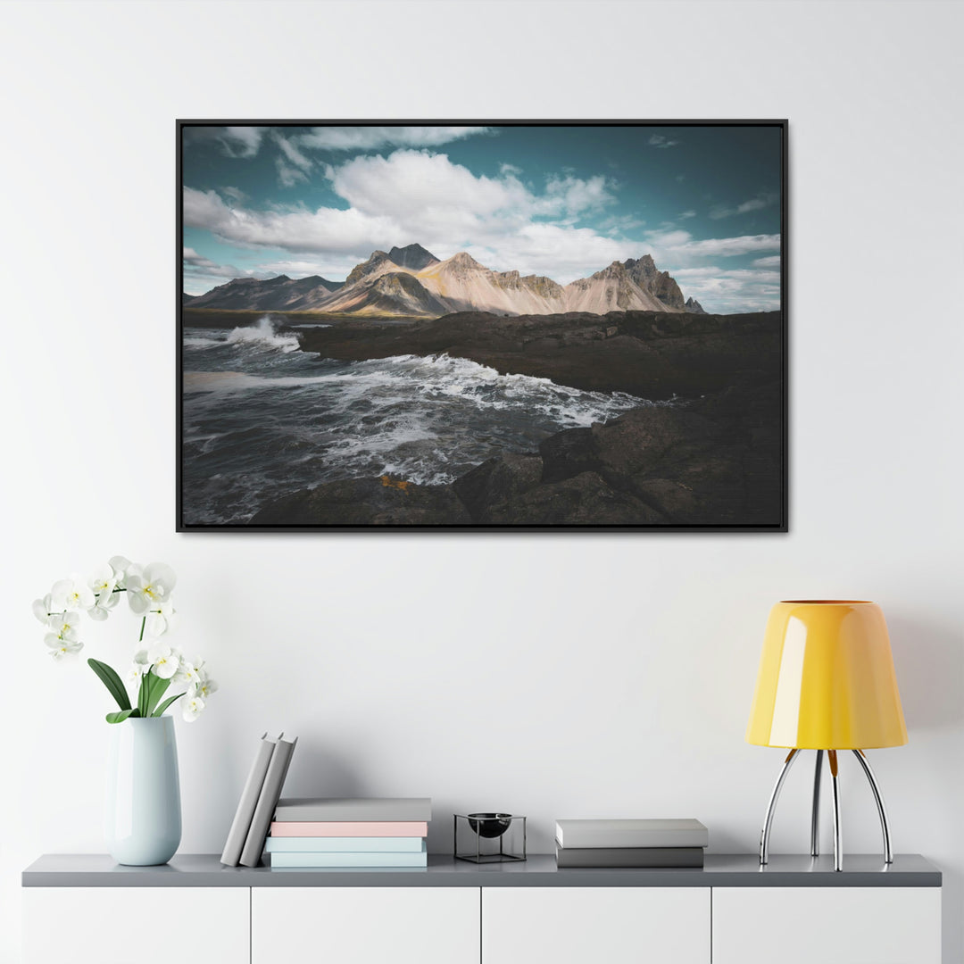 Crashing Sea - Canvas with Frame