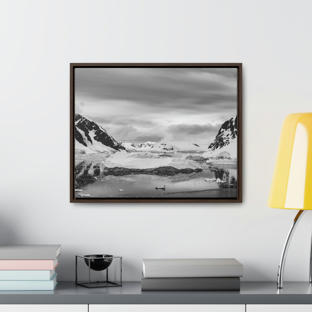 A Still Day in Black and White - Canvas with Frame