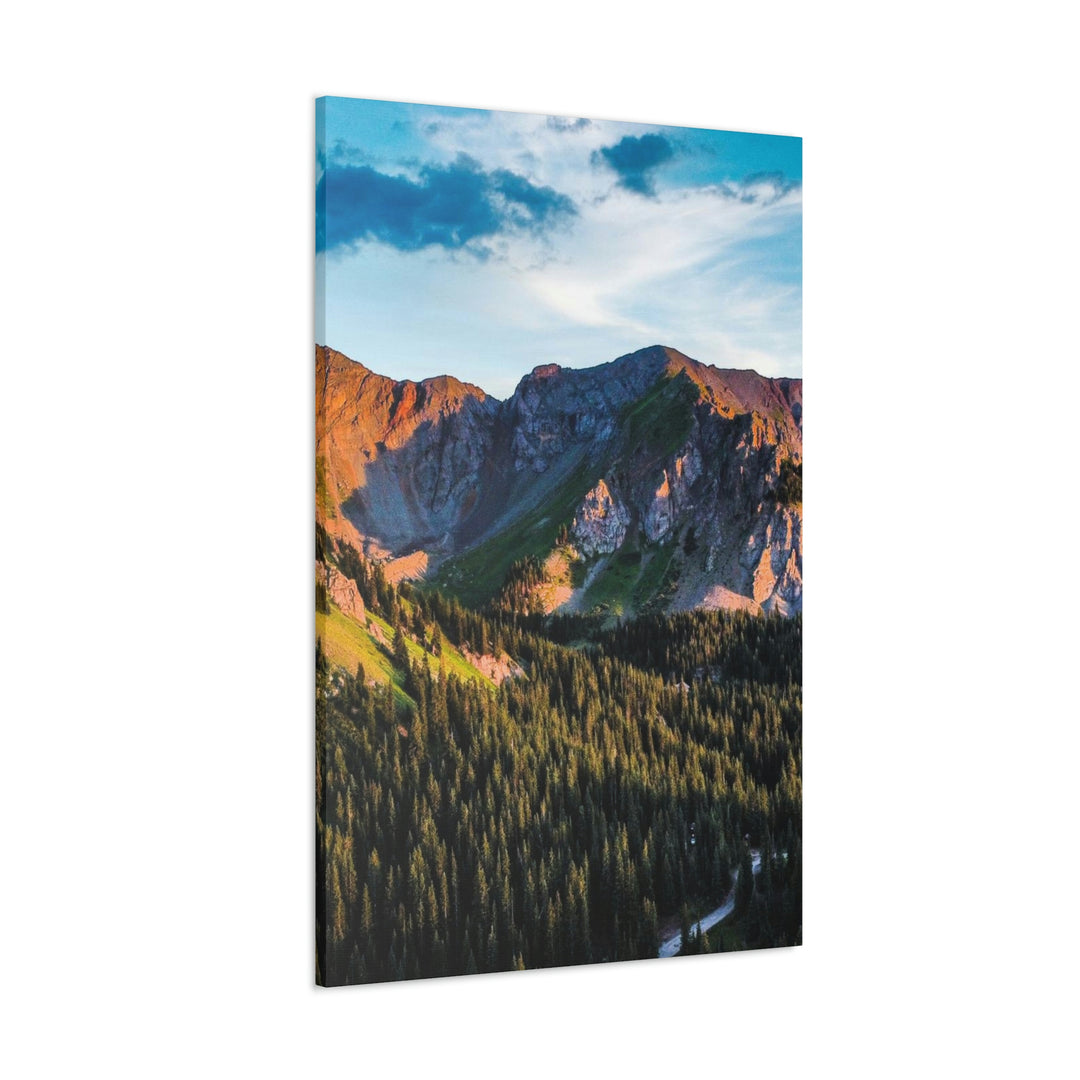 Fading Mountain Light - Canvas