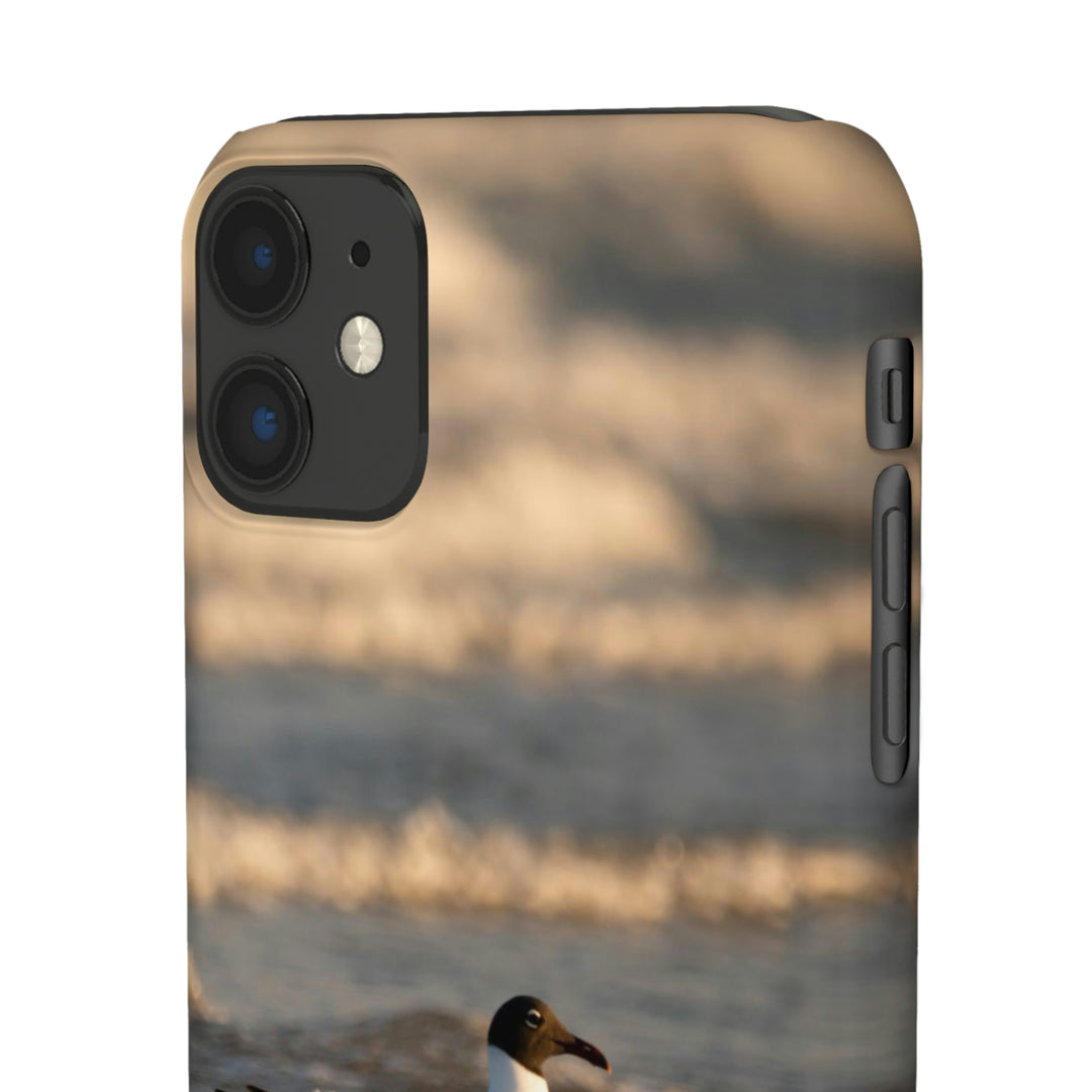 Laughing Gull in the Surf - Phone Case