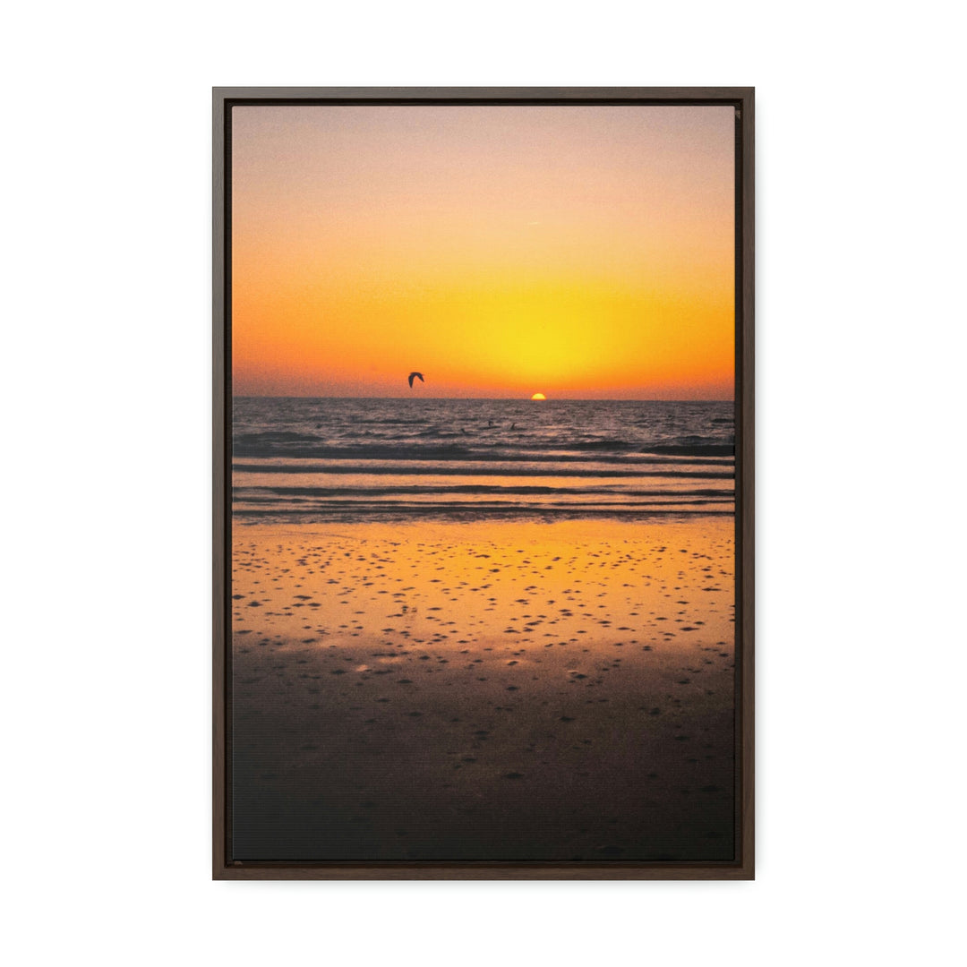 Sunrise on the Sea - Canvas with Frame