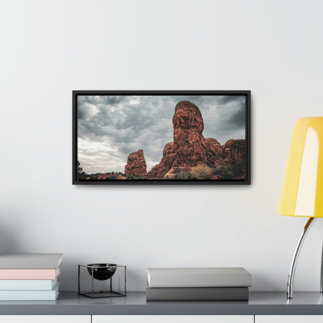 Dramatic Rocks - Canvas with Frame