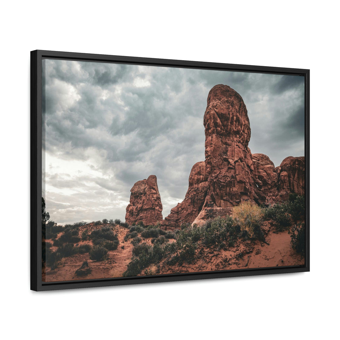 Dramatic Rocks - Canvas with Frame