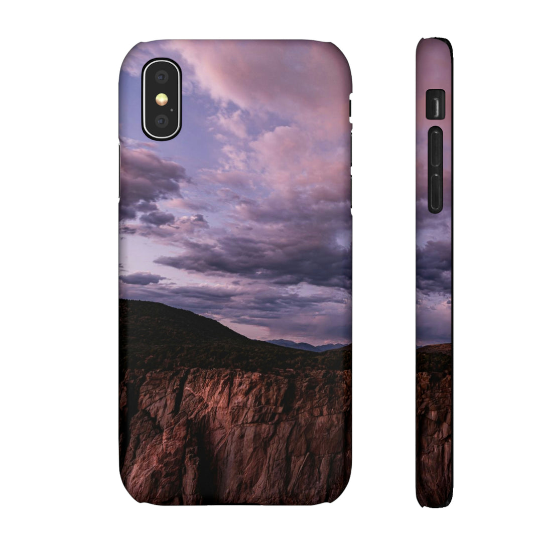 Painted Wall at Sunset Part 3 - Phone Case