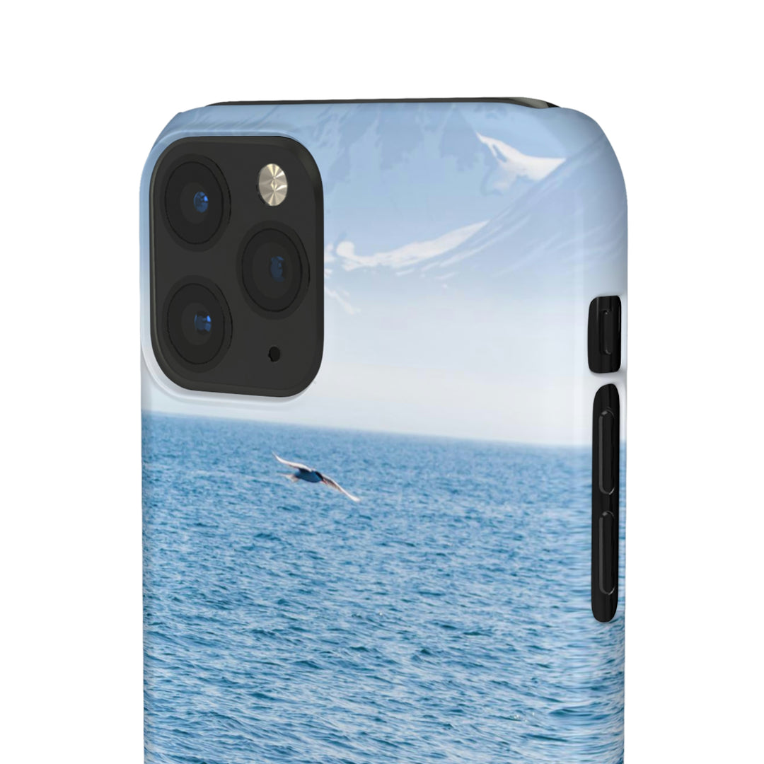 A Whale and A Mountain - Phone Case