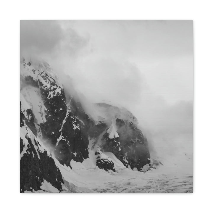 The Mist Descends in Black and White - Canvas