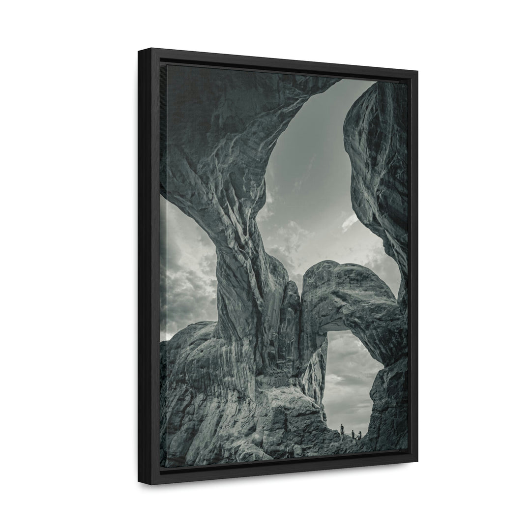 Natural Frames Part 1 in Black and White - Canvas with Frame