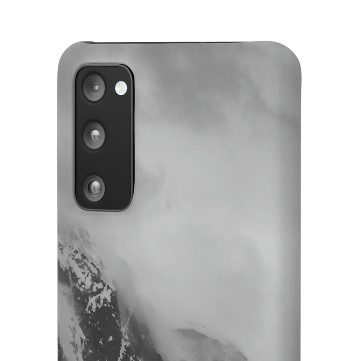 The Mist Descends in Black and White - Phone Case