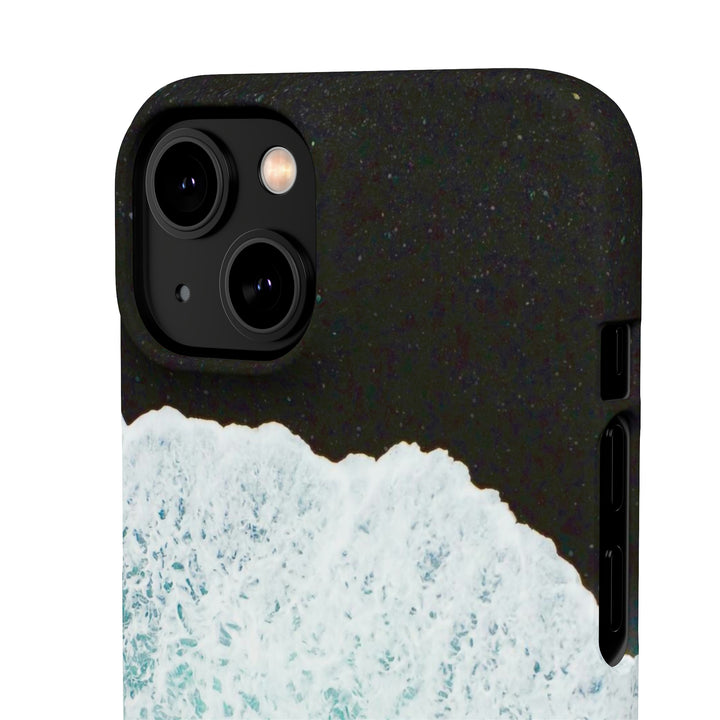 A Wave on Volcanic Sand - Phone Case