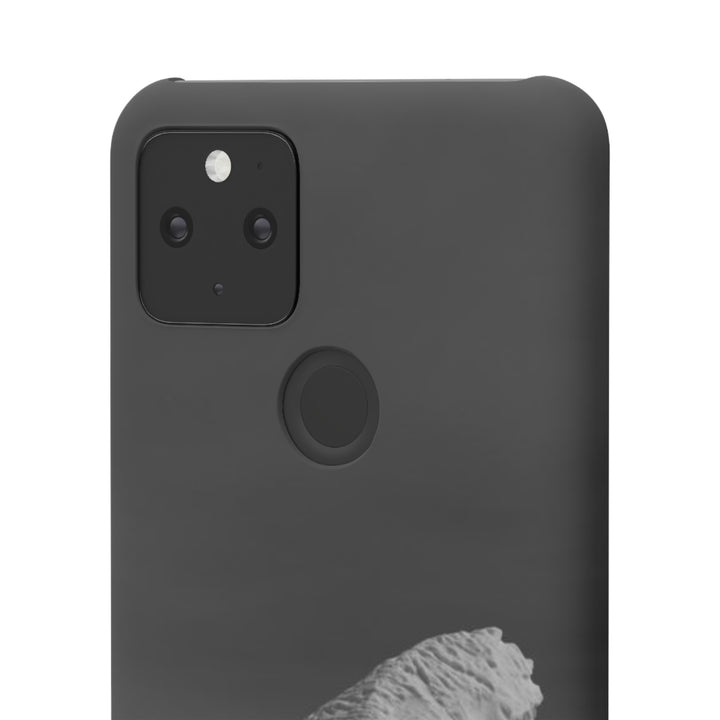 The Angles of an Iceberg in Black and White - Phone Case