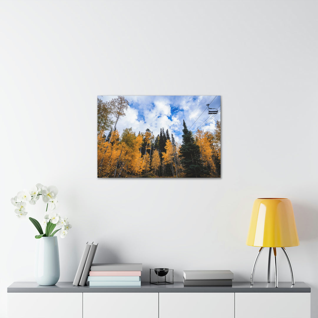 Chairlift in Suspension - Canvas