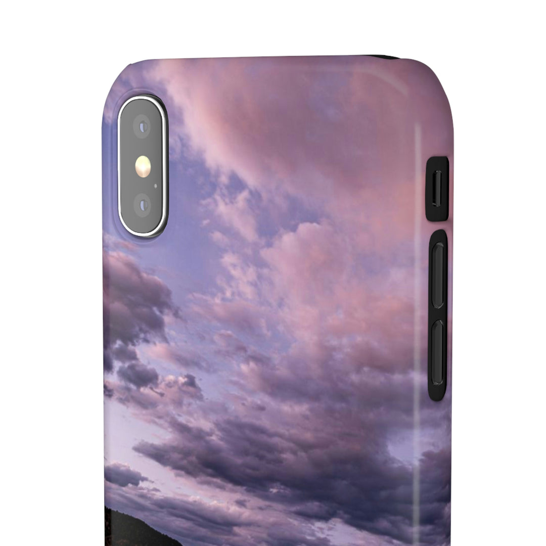 Painted Wall at Sunset Part 3 - Phone Case