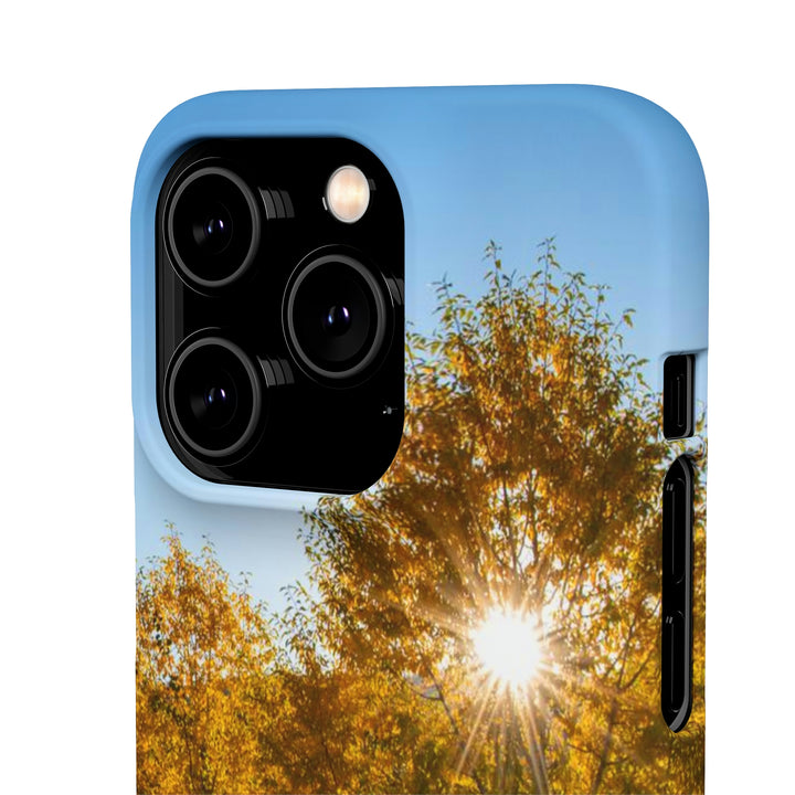 Sun Through the Aspens - Phone Case