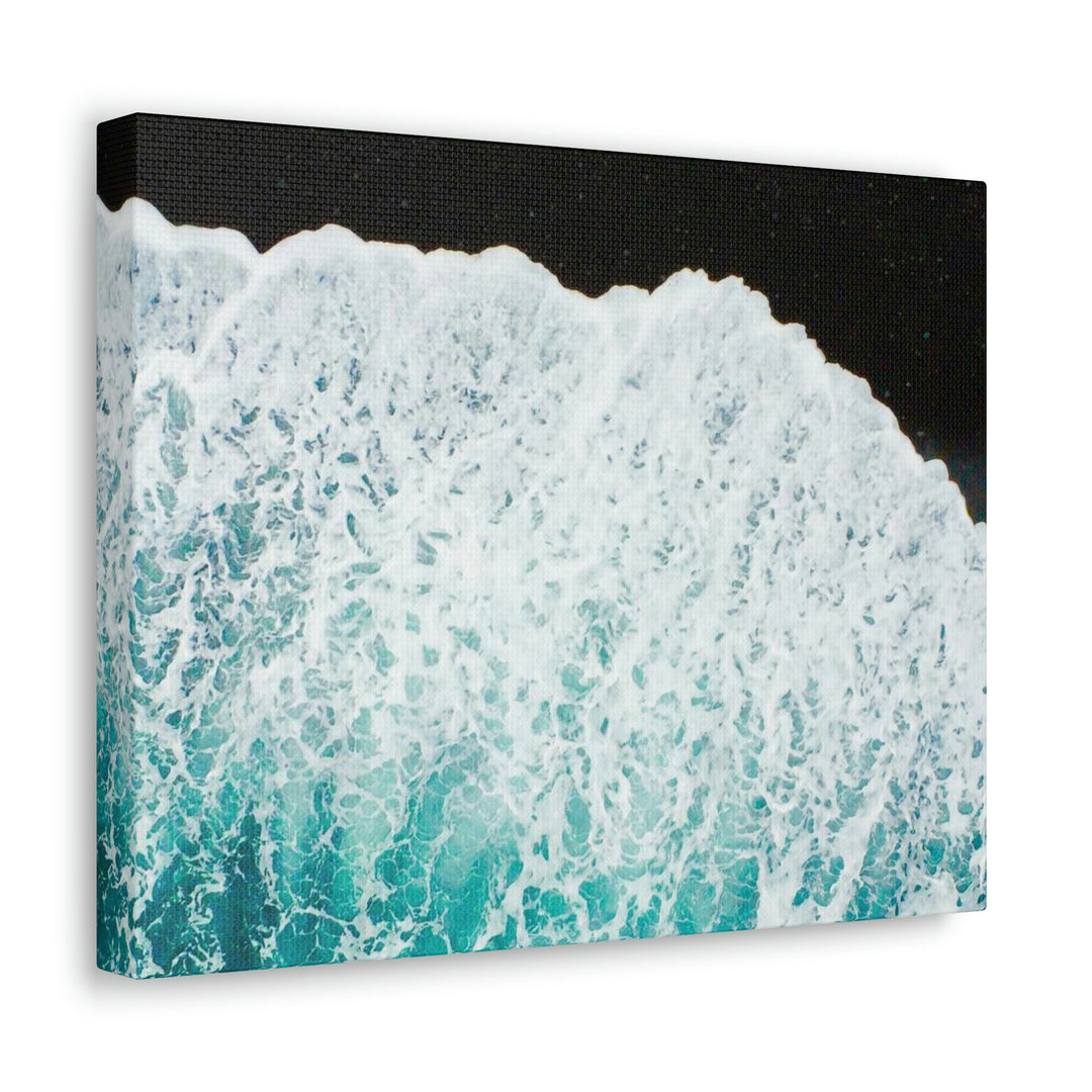 A Wave on Volcanic Sand - Canvas