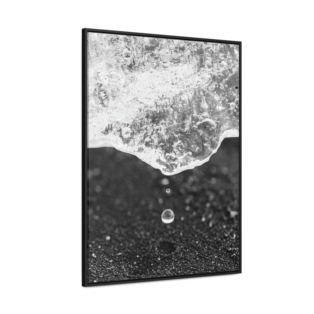 Suspended Droplet - Canvas with Frame