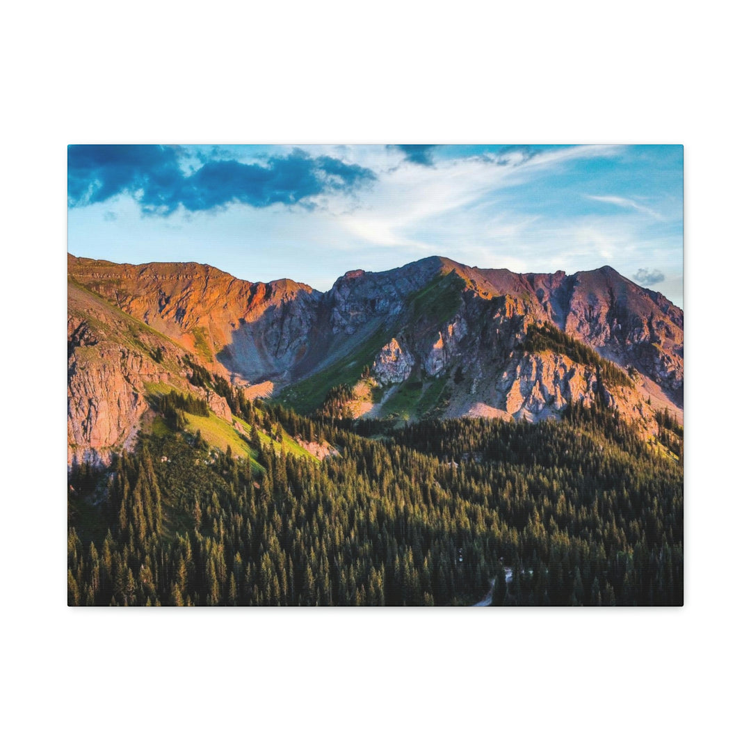 Fading Mountain Light - Canvas