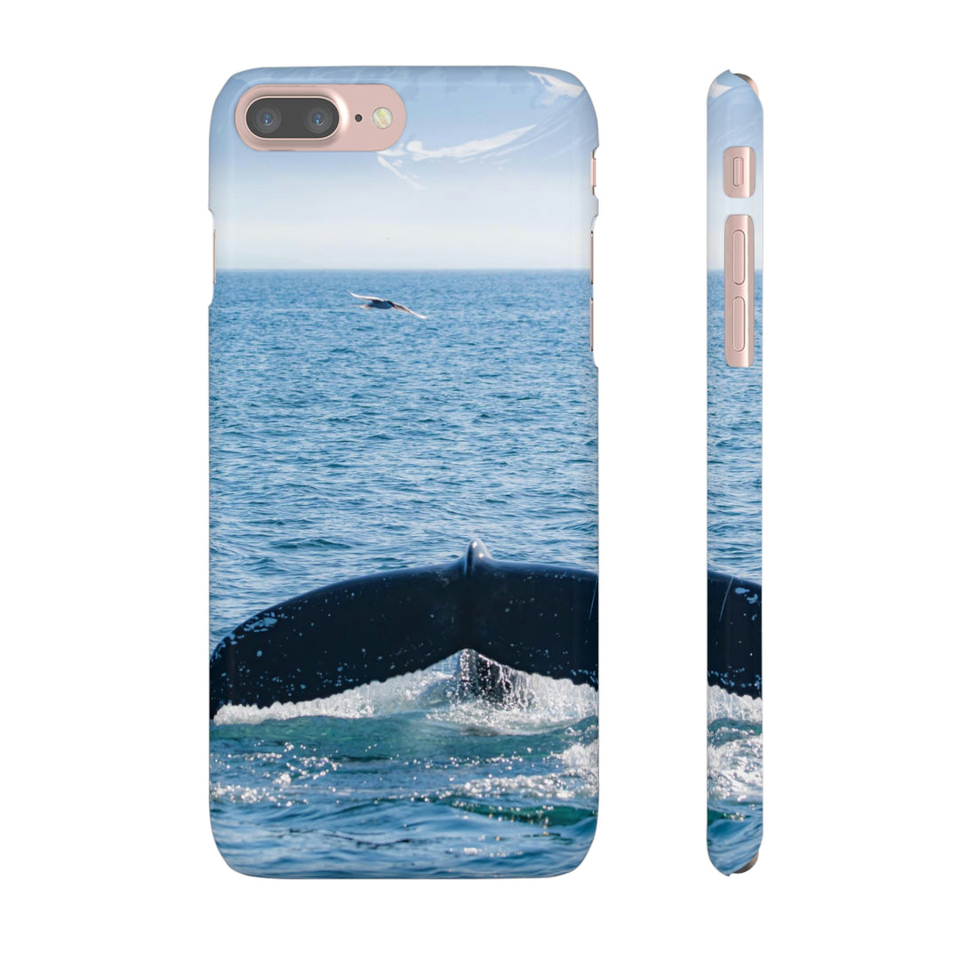 A Whale and A Mountain - Phone Case