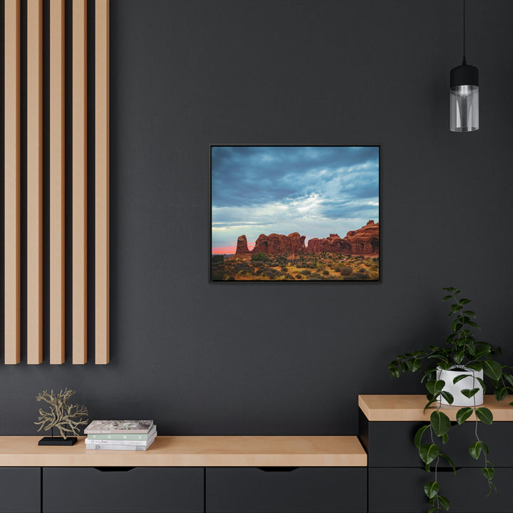 Arches at Sunset - Canvas with Frame