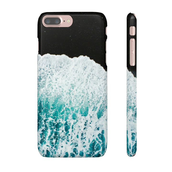 A Wave on Volcanic Sand - Phone Case