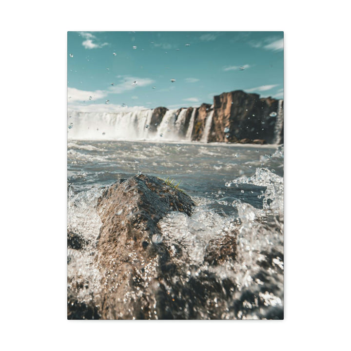 Goðafoss Splash - Canvas