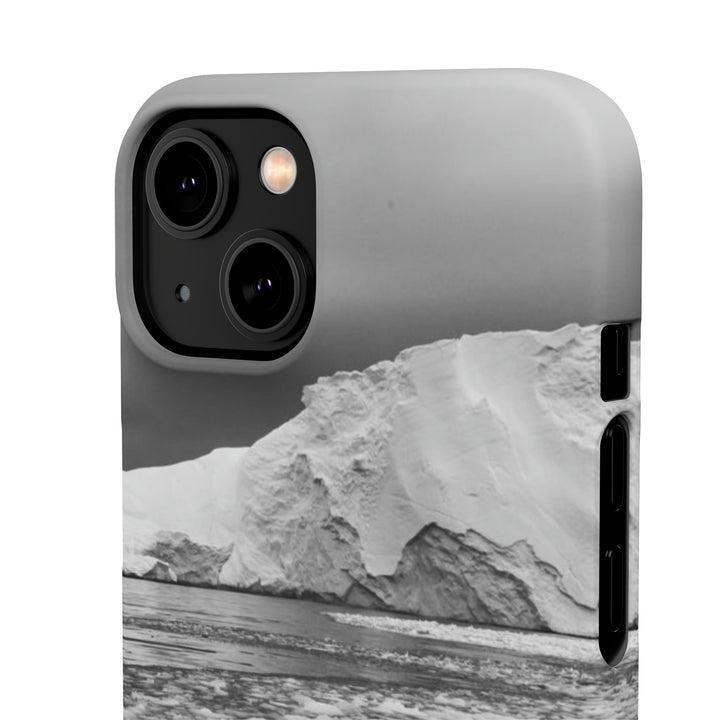 Lane of Ice In Black and White - Phone Case