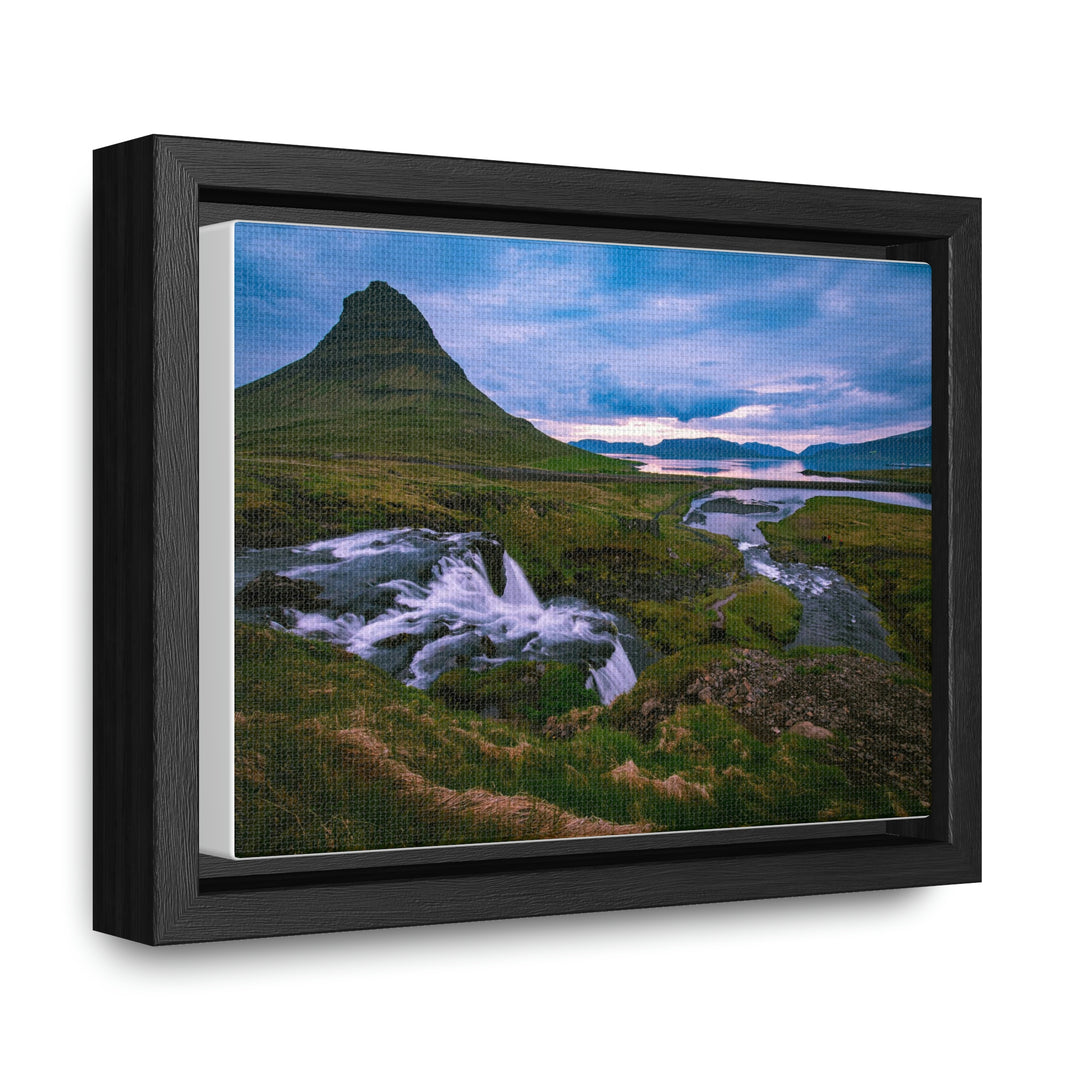 An Icelandic Sunset - Canvas with Frame