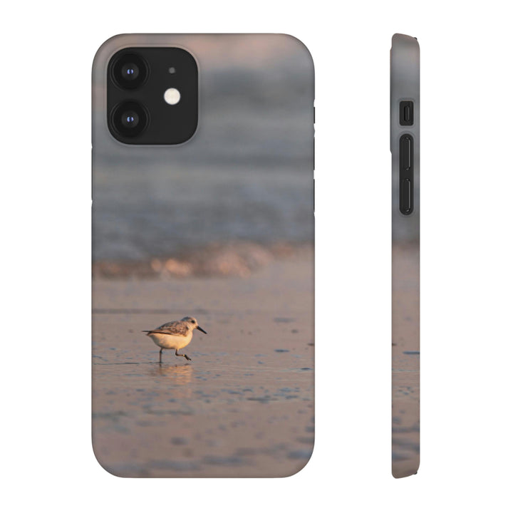 Sanderling in Soft Dusk Light - Phone Case