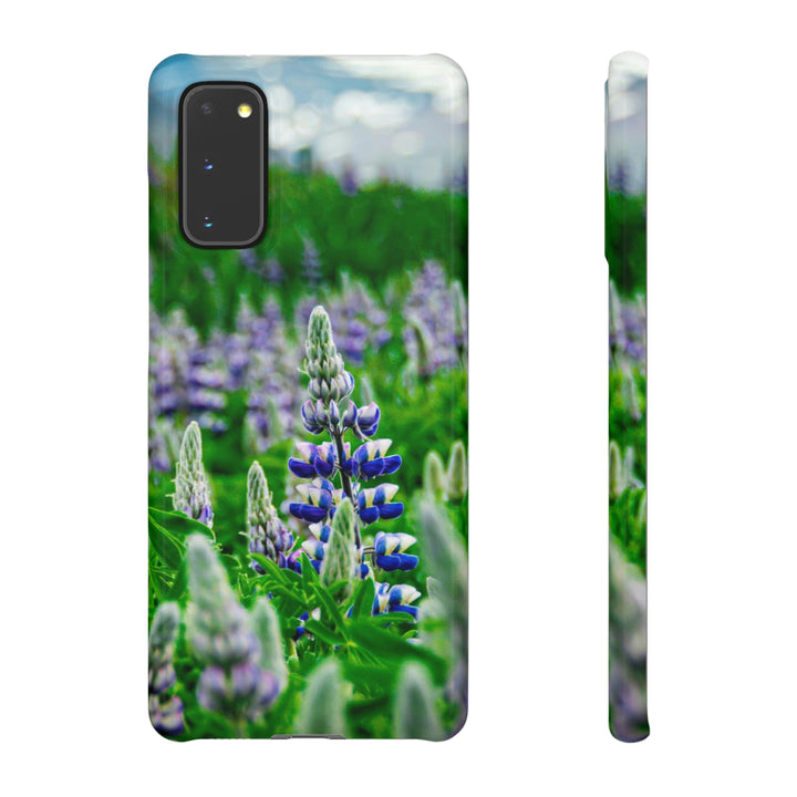 Glowing Lupin with Mountains - Phone Case