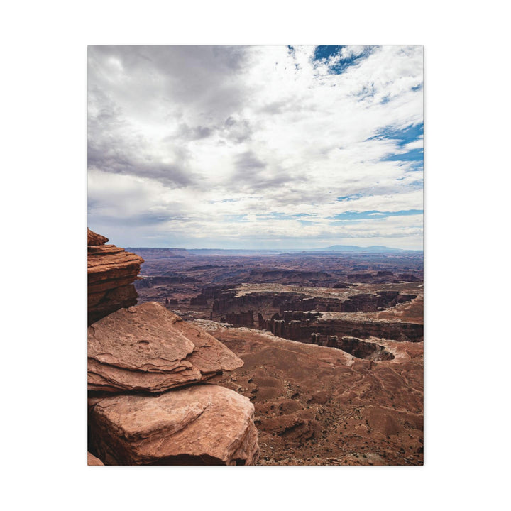 The Canyon Below - Canvas