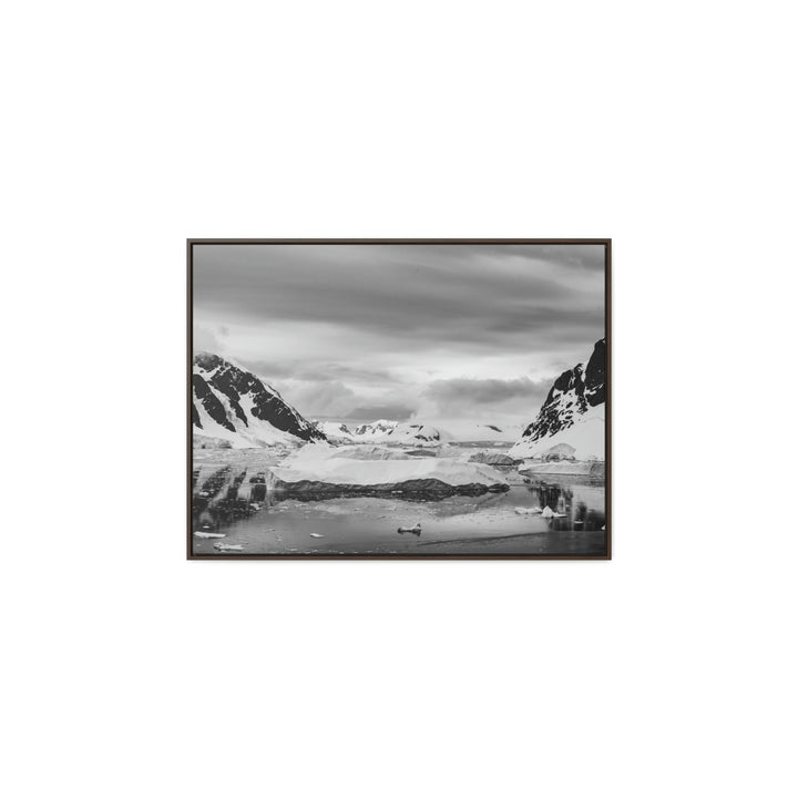 A Still Day in Black and White - Canvas with Frame