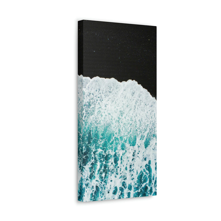 A Wave on Volcanic Sand - Canvas