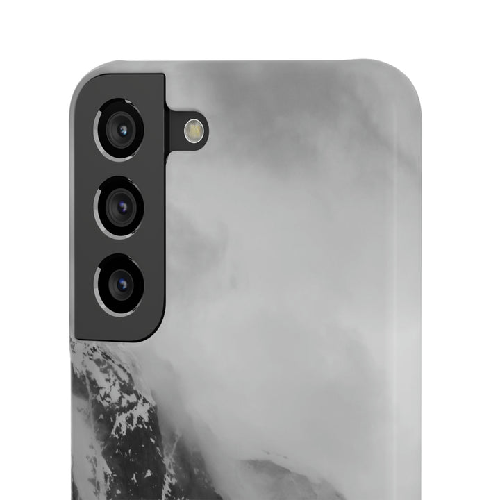 The Mist Descends in Black and White - Phone Case