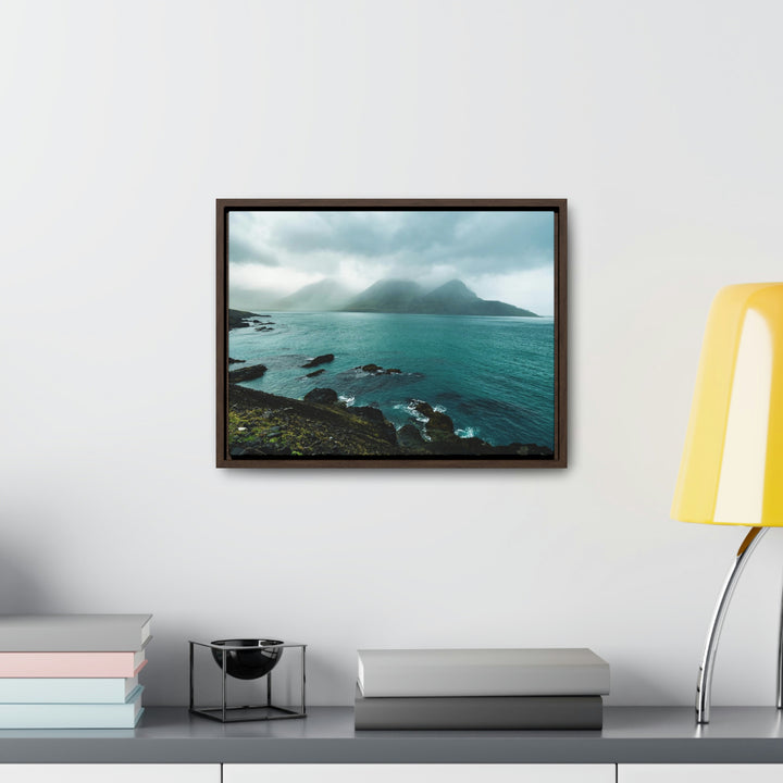 Mystical Mountain View - Canvas with Frame