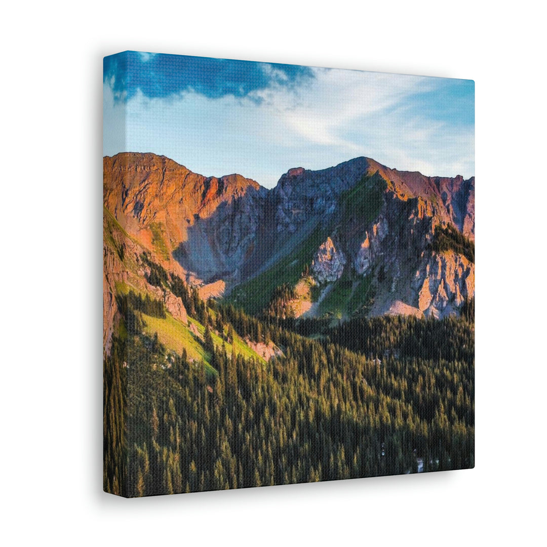 Fading Mountain Light - Canvas